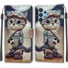 KENHONER Custodia per Samsung Galaxy A32 4G, gatto | Portafoglio Pelle PU, Magnetica, Resistente Agli Urti, Scomparto Carte Credito, Pieghevole, Flip Libro, Motivo