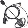 HYSHIKRA Auricolare a forma di D con microfono compatibile con Motorola Talkabout TLKR-T60 T80 T82 T-92 H2O T80 Walkie Talkie, cuffie a conchiglia D con microfono