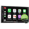 Nakamichi 7 pollici Nakamichi NAM3510-M7 licenza Apple CarPlay Android Auto Multimedia Unità di Testa Radio Stereo Universale Doppio DIN MP3 MP4 1080p USB SD Card Bluetooth