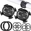 Jormftte Supporto per bicicletta per GPS Garmin, 2 pezzi, compatibile con Garmin Edge 200/500/510/520/800/810/1000, supporto per manubrio del computer della bicicletta