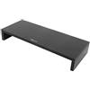 Wakects Supporto per Monitor da Scrivania, Supporto per PC e Computer Portatile, Stand Supporto Monitor Mensola da Scrivania, 50 x 20 x 7,7 cm (Nero)