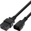Oniroview Cavo di Alimentazione IEC320 C14 a C19, 3 metri, 16A 250V, Nero, Tripolare