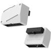 EZDIY-FAB Adattatore angolare USB 3.2 Gen 1 19 pin, 90 gradi, scheda madre USB 3.0, adattatore per intestazione interna, 19 pin/20 pin, convertitore maschio a femmina per anteriore USB-A, bianco RVS