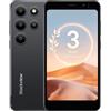 Blackview Wave 2C 5'' Telefono Portatile Mini Smartphone Android 16GB 9+32GB (ext 1TB) Dual SIM, Face ID/GPS, Compatibile Arancione, SFR, Bouygues, Free Mobile - Nero