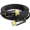 DGHUMEN Cavo HDMI Fibra Ottica 30 Metri, Cavo HDMI 2.1 8K 48Gbps Supporta 8K@60Hz 4k@120/144Hz Dynamic HDR, eARC, ARR, Dolby Atmos for PS5, PS4,PC, Proiettore, HDTV, Xbox
