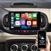 7SIMO Android 14 Autoradio per Fiat 500L 2012-2017 10.1 Pollici Bluetooth Car Stereo Tablet Touchscreen Radio Navigatore GPS Supporta Wireless Carplay Android Auto Controllo del Volante WiFi (2+64GB)