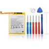 SwarKing Batteria di ricambio compatibile con Moto G200 5G & Moto Edge S30 & Moto Edge 2021 & Moto Edge 5G UW MB50 con toolkit
