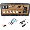 Cetfuro Scheda Amplificatore Bluetooth GD100 con Ingresso Audio Ottico Amplificatore HiFi Karaoke Scheda Amplificatore per Casa/Auto Durevole Facile Installazione (Spina UE)