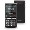 Emporia PURE-LTE, telefono cellulare per anziani 4G, senza contratto, telefono cellulare con pulsante di emergenza, nero
