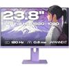 JapanNext Monitor Gaming 23,8 IPS 120Hz 0.5ms Viola Pastello