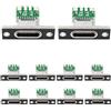 VISSQH 10 x connettore USB 3.1 Tipo C femmina,connettore saldatura USB C,Presa pannello montaggio USB per DIY