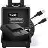 Tracki Custodia magnetica impermeabile per localizzatore GPS Mini Tracki con batteria 3500 mAh prolunga la durata della vita 6 volte, per un monitoraggio più lungo di camion, automobili, container, veicoli