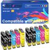 Tito-Express EcoSerie Cartucce compatibili con Epson 604 XL Multipack per Expression Home XP-3200 XP-3205 XP-4200 XP-4205 XP-2200 XP-2205 per Workforce WF-2930DWF WF-2910DWF WF-2935DWF WF-2950DWF, confezione da 10