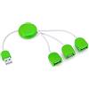 Generico multi porta usb (fornito in confezione da 3 pezzi), Connessioni: 3 cavi con USB 2.0, misura circa 3,5 x 24 x 1 centimetri, colori assortiti casuali...
