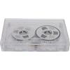 aqxreight Reel to Reel Sound Cassette per la Registrazione di Musica, Normal Bias 50 Minutes Blank Type I, Special Rock, Indie, Hip Hop Nastro, Premium ABS Shell, Metal Color Placing