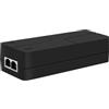 Ztyuav Iniettore PoE++ 2.5G 60W Non-PoE to PoE Adapter con 2 porte RJ-45 - 100/1000/2500Mbps, IEEE 802.3af/at/bt, Plug & Play, distanza fino a 100 metri, nero