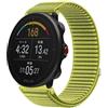 GIOPUEY Cinturini Compatibile con Polar Vantage M2, Nylon Traspirante Sport Loop Cinturino in Morbido Nylon Intrecciato Strap Band - Green
