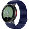 GIOPUEY Cinturini Compatibile con Polar Vantage V3, Nylon Traspirante Sport Loop Cinturino in Morbido Nylon Intrecciato Strap Band - Darkblue