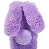 ZiHang Cover per Xiaomi Mi CC9E / Mi A3, Custodia 3D Peluche Carino Coniglio Orecchie, Caso Morbido Pelliccia Inverno Caldo Flessibile TPU Silicone Copertura con Glitter Brillante Strass (Viola)