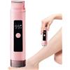 Obesntln Rasoio Bikini Donna, Rasoio Impermeabile a Batteria Ricaricabile con Doppia Testina, Elettrico per Zona Intima Donna, Viso Ascella Viaggio Casa