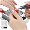 PORFOYO Aspirazione polvere per unghie, 80 W, aspirapolvere per unghie con filtro, aspirapolvere per unghie, professionale per unghie, salone e manicure