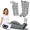 Generico Pressoterapia Professionale linfodrenaggio Per Casa 6 Camere L | Gambali Pressoterapia Linfodrenaggio Gambe Addome E Braccia, Aiuta Ad Alleviare Il Dolore, 0-30 Min, 30-240 Mmhg
