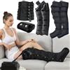 Generic Pressoterapia Linfodrenaggio per Casa Pressoterapia Professionale Massaggiatore Gambe Compressione d'Aria 6 Camere, Pressoterapia Professionale Gambe e Braccia Addome, Rilassamento Muscolare