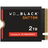 WESTERN DIGITAL SSD BLACK 2TB SN770M M.2 2230 NVME SSD FOR HANDHELD GAMING DEV