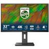 PHILIPS MONITOR 32 LED VA 4K UHD 16:9 4MS 350 CDM, PIVOT, DP/HDMI, MULTIMEDIALE