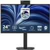 PHILIPS MONITOR 23,8 LED IPS FHD 16:9 4MS 300 CDM 120hz, PIVOT, WEBCAM, USB-C, V