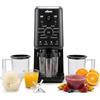 Nilson Life NIC800M3T - Macchina per gelato, 14 livelli per granite, bevande fredde e gelate a casa, display LED, funzione Mix-In, NIC800M3T, grande capacità, facile da pulire, nero