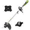 Greenworks Tools Greenworks Tagliabordi e Decespugliatore Elettrico 230V 1200W 40cm, Decespugliatore Lama