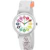 CHAOTECHY Orologio analogico per bambini, impermeabile, al quarzo, cinturino morbido, facile da leggere, per ragazze e ragazzi dai 3 ai 12 anni, quadrante per imparare l'ora, Gatto
