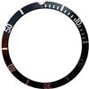 ROUHO 39.5mm Alluminio Lunetta Orologio, Lega Inserto Ricambio, Anello Lucido Intarsio Quadrante Componente 32.6mm per Tudor Black Bay