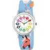 CHAOTECHY Orologio analogico per bambini, impermeabile, al quarzo, cinturino morbido, facile da leggere, per ragazze e ragazzi dai 3 ai 12 anni, quadrante per imparare l'ora, Cavallo