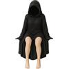 Zhongkaihua, Statua Misteriosa, Statua Misteriosa in Vestito Nero, Posizione Seduta, Ragazza Anime, Figurina Action da 10 cm, Modello in PVC, Ornamento per Casa, Auto, Scrivania, Regalo di Compleanno