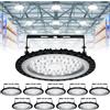 Viugreum 100W Proiettore Faretto LED Lampadario UFO Lampada Interni Industriale LED Luce Bianca 6000K, Impermeabile IP65 Fari Potente Risparmio Energetico Faretto per Soggiorno Officine e Case