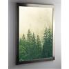 1a Bilderrahmen Monaldo Deluxe - Cornice portafoto per poster, 45 x 32 cm, effetto acciaio inox, colore: bianco