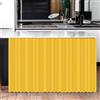 Highdi Tendina Sottolavello Cucina, Stampate Tende per Mobili da Cucina, Tenda Corta Hook Loop Autoadesiva, Antipolvere e Privacy, per Mobile Sottolavello, Armadio (giallo,L80xA140 cm)