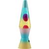 I-TOTAL® - Lampada Lava LED - Design Moderno con Effetto Bolle Fluide, Basso Consumo, Luce LED Integrata, 37 cm (MACARON)