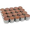 Etrexonline 40 Tealight Candele Profumate Marrone Piccole Lumini - Bastoncino di Cannella