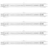 EASYIVY Lampadina Alogena 118mm 300W, Dimmerabili R7s Lampada Alogena Lineare 5900LM Bianco Caldo 2800K Lampadine Alogene J118 per Lavoro, Sicurezza, Illuminazione Paesaggistica, 5 Pezzi