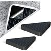 Tabutige Anti Rutsch Tappetino Antiscivolo, 24 Pezzi Tappeto Antiscivolo per Blocco Tappeto, Pads Adesivi per Angoli di Tappeti Tappeto Ferma Tappeto