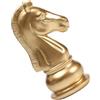 Poystng Decori per statue scacchi Regine scacchi Cavalieri Statue Sculture Figurine da collezione Ornamento Grandi decorazioni per figure gioco Scultura in resina decorativa
