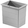 Hailo Secchio interno 1093479 | 18 litri doppio manico | Pattumiera per vano spazio tandem/Rondo | plastica grigio chiaro di ricambio per i modelli 3603631, 3603931, 3612231, 3612241