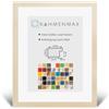RahmenMax Morena - Cornice portafoto in acero, 60 x 80 cm, decorazione come betulla, 80 x 60 cm, con pannello posteriore bianco e vetro acrilico antiriflesso