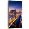 ARTTOR Stampe da Parete Moderne Verticali 55x100 cm Architettura Città - 2820 | New York U.S.A. America Quadro Decorativo Grande Soggiorno Camera da Letto Decorazione da Parete Arte da Parete ARTTOR