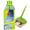 Pongal Mop lavapavimenti smacchiatore in Microfibra. 2 in 1 grattare e Pulire. Mocio Altamente Assorbente, Pavimento Pulito e Asciutto.