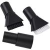 SMZhomeone Karcher WD2 WD3 WD4 WD5 WD6 Set di accessori con spazzola a ventosa con setole dure e morbide per la manutenzione interna (nero + bianco)