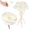 Hoement Bastoncini per Diffusori Fiori in Legno 8 Pezzi, Bastoncini Diffusori per Aromi e Decorazione per Ambienti Interni e Bagno